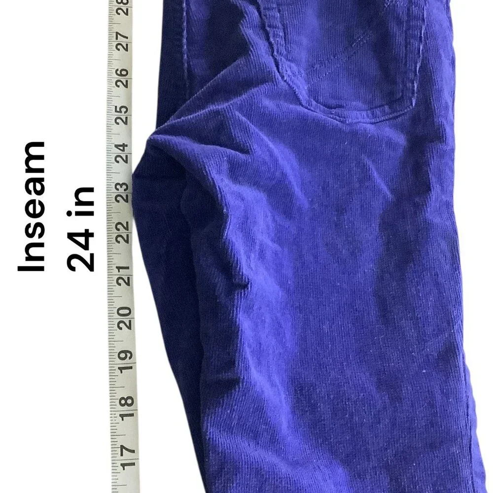 The Children’s Place Girls Corduroy Purple Flare Pants‎ Size 10 Adjustable Waist